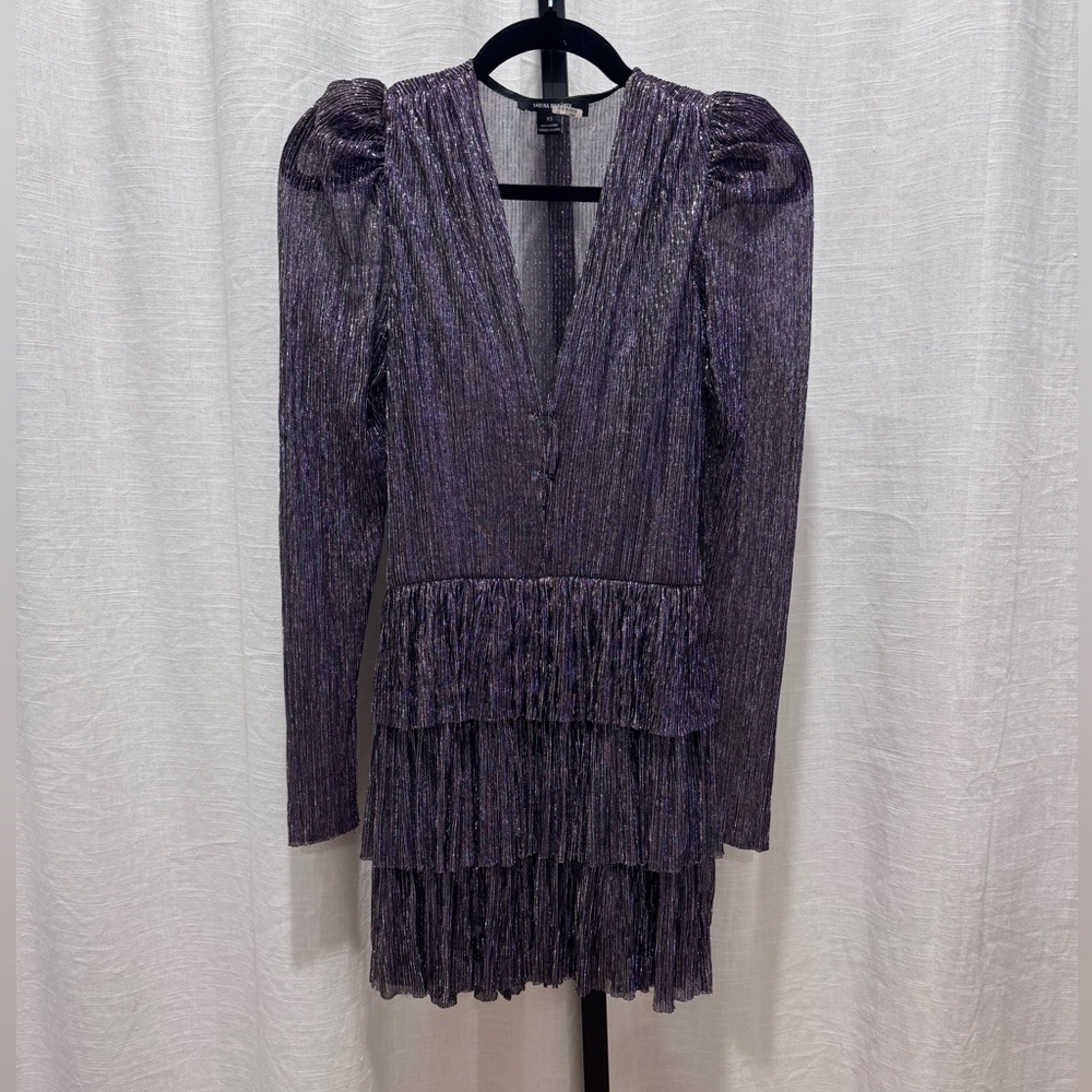 Sabina Musayev mini dress in purple XS GUC